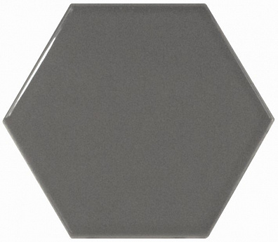 Настенная плитка 21913 Scale Hexagon Dark Grey 10.7х12.4 Equipe