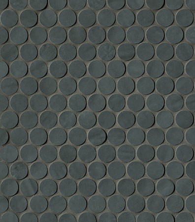 Мозаичный декор FAP Brooklyn Round Carbon Mosaico 29,5x32,5