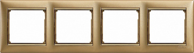 Рамка Legrand Valena Classic 770304 Матовое золото (4 поста)