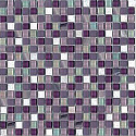 Мозаика Bertini Mosaic Glass Mix Onix-violet mix (1,5x1,5) 30,5x30,5