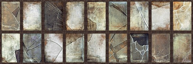 Настенная плитка Aparici Steel Oxidum Frame 25,2x75,9