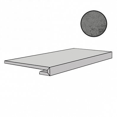 Ступень Floor Gres Rawtech Raw Coal Gradino Nat 33x120 753911