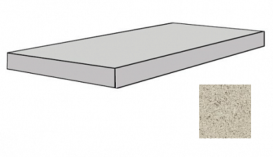 Ступень Floor Gres Buildtech 2.0 Gg Bone Levigato Angolare Gradino Sx 33x120 749452