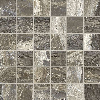 Мозаика Ascot Ceramiche Gemstone Mosaico Taupe Rett 4.95x4.95 29.7x29.7