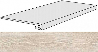 Ступень 738121 Selection White Oak Gradino 40x120x3 Rex Ceramiche