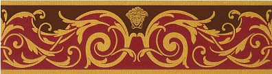 Бордюр Versace Vanitas Fascia Classica Rosso 39.4x11 37330