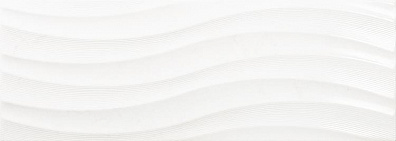 Плитка Navarti Flat Ondas Blanco Brillo 25x70 настенная