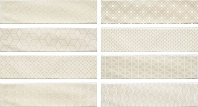 Настенная плитка Decor Opal Ivory (8 Видов) 7.5x30 Cifre Ceramica
