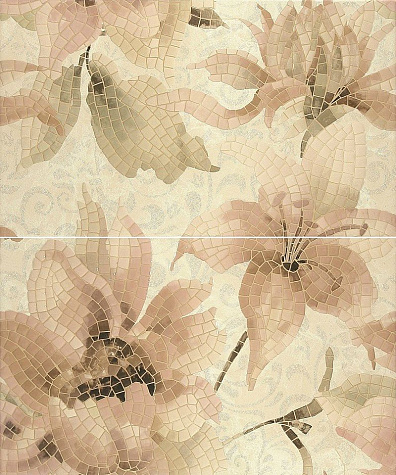 Панно 10301001877 Ravenna beige panno 01 60х50 комп 2 шт Gracia Ceramica