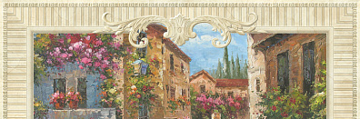 Декор Europa Ceramica Gea Flower Street B 50x150 (комплект)