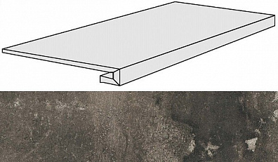 Ступень 742255 La Roche Mud Gradino 33x120x3 Rex Ceramiche