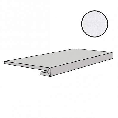 Ступень Floor Gres Rawtech Raw White Gradino Nat 33x120 753908