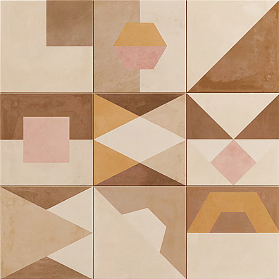 Плитка Veneto Epica Beige Ornato 20x20 напольная