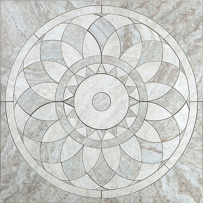 Декор Kerama Marazzi Триумф Серый 84x84