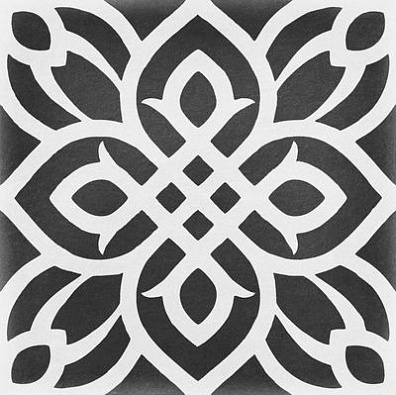 Керамогранит Grespania Boheme Bolshoy 01 Negro 20x20