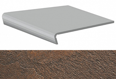 Ступень Casalgrande Padana Mineral Chrom Gradone Mineral Brown Press 30x33 6928664