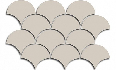 Мозаика 23332 Scale Fan Mosaic Greige 30x43 Equipe