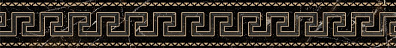 Бордюр Versace Emote Nero Amasanta 10х78 262562