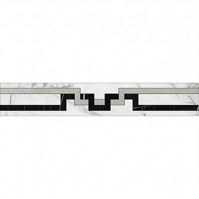 Бордюр K-1000/MR/f01 Marble Trend F01-CUT MR 10х60 Kerranova