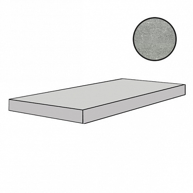 Ступень Floor Gres Rawtech Raw Dust Angolare Gradino Nat Sx 33x120 753918