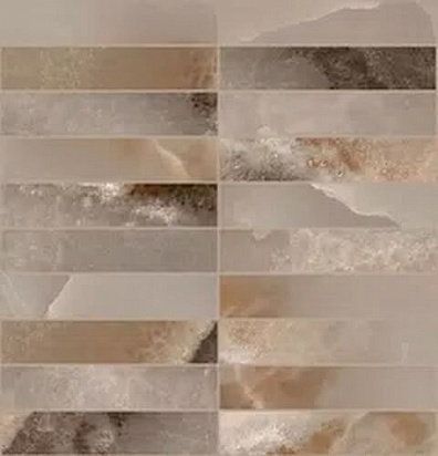 Мозаика Rex Ceramiche Reves De Rex Choco Mat Mosaico 3x15 30x30 770251