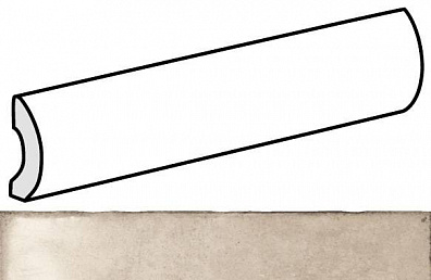 Бордюр 24123 Vestige Pencil Bullnose Light Umber 3x20 Equipe