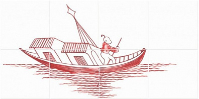 Панно Bardelli Ruby Willow (1сет=7шт) 80x40 ruby willow 7 L.111