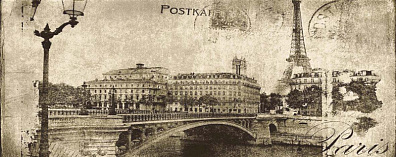 Декор Ceramika Konskie Treviso Postcard Beige 1 20x50