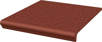 Ступень Natural Rosa Duro простая с носиком структ 30х33 Paradyz