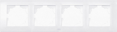 Рамка ABB Cosmo 612-010200-228 Белый (4 поста)
