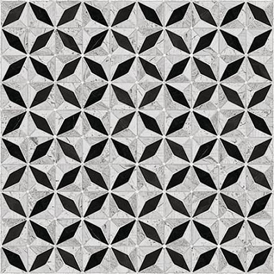 Декор Vives Ceramica Via Appia Medix-PR Negro 43.5x43.5