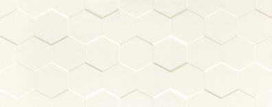 Настенная плитка Elementary white hex Str 29.8x74.8 Tubadzin