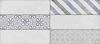 Декор Cersanit Nordic Рельеф B Многоцветный 20x44 — фото1