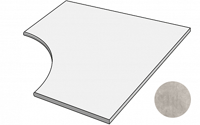 Ступень Ascot Ceramiche Prowalk Angolo Toro Tondo Grey Out 59.8x59.8 PKATT04O