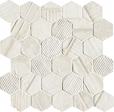 Мозаика Ascot Ceramiche Ocean Salt Surface Exagon 30x31.3 OCME10