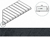 Решетка Italon Materia X2 Titanio Stream 20 Dx 25x60 правая 620090000512