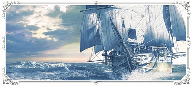 Декор Cersanit Fordewind Фрегат 20х44