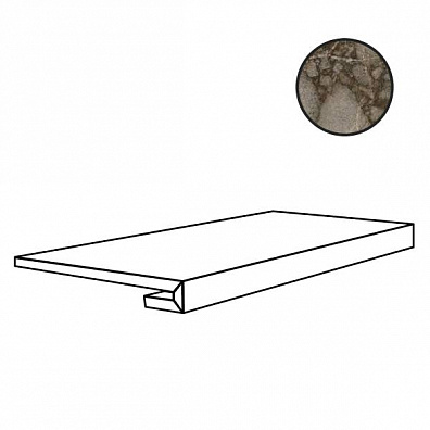 Ступень Casa Dolce Casa Nature Mood Riverbed Glossy Gradino 33x120 775507