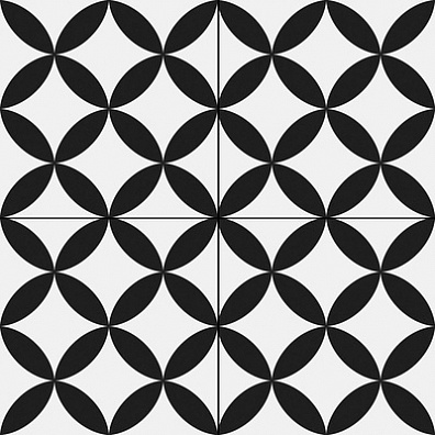 Керамогранит Prissmacer Circle Black Pre 45x45