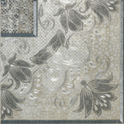 Вставка Taco 5018 Perla-Gris-Acero 25x25 Porcelanite Dos