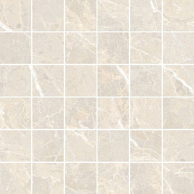 Мозаика настенная K945621 Marmori Pulpis Кремовый 5x5 30х30 Vitra