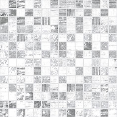 Мозаичный декор Laparet Extra Серый-Белый 30x30
