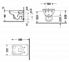 Чаша для подвесного унитаза Duravit 1930 01820900001 — фото1