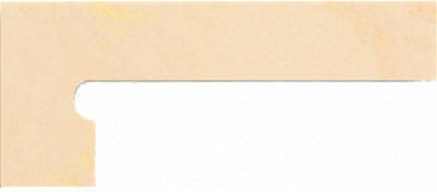Плинтус для ступеней левый Venatto Pulido Zanquin Izq. Beige Maya 19x42.4