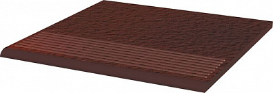 Ступень Cloud Brown Duro простая структ 30х30 Paradyz