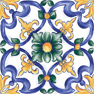 Декор Ragno Amuri Decoro Maiolica Tappeto 3 Glossy RT 20x20 RC8J