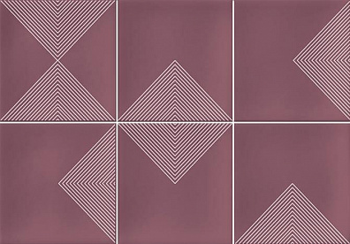 Декор Vives Ceramica Hanami Meguro Marsala 23x33.5