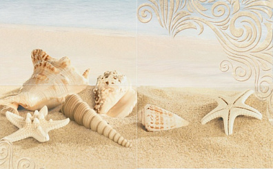 Панно Gracia Ceramica Amalfi Sand panno 01 50x80 (комплект)