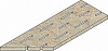 Решетка Italon District X2 Sand Griglia Sx 20x60 левая 620090000254