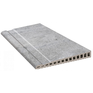 Бортик бассейна Exagres Opera Borde Desbordante Silver 28x66.5